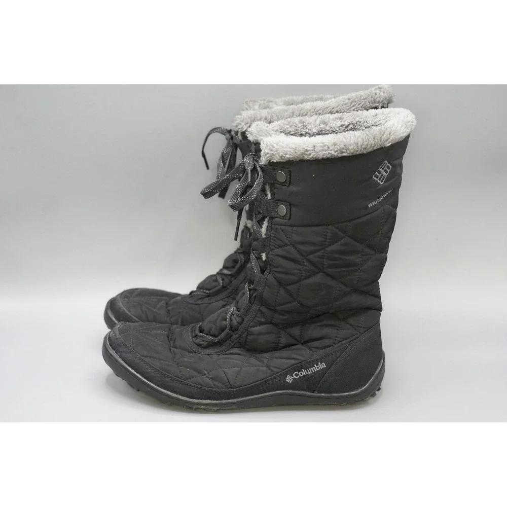 Columbia Minx Mid II Omni-Heat Waterproof Winter Boots Black BL1585-010 Womens 9